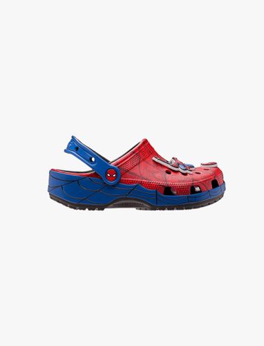 Crocs Spider-Man Classic Clog T -כפכפי קרוקס קלוג ספיידרמן לילדים קטנים בצבע אדום/כחול