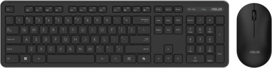 סט מקלדת ועכבר אלחוטיים ASUS CW100 - עיצוב Slim & Silent עם מקש Copilot