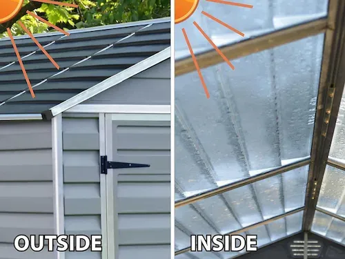 מחסן גינה Skylight אפור 1.90x3.00-הובלה חינם 702920