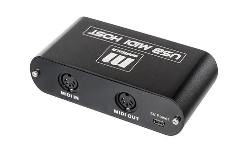 קופסת HOST עצמאית להמרת אות MIDI בחיבור USB לחיבור MidiPlus MidiHost DIN5