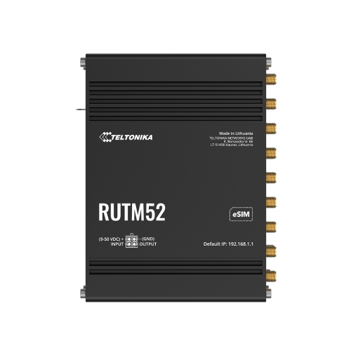 ראוטר כולל מודם סלולרי  Teltonika Dual router RUTM52
