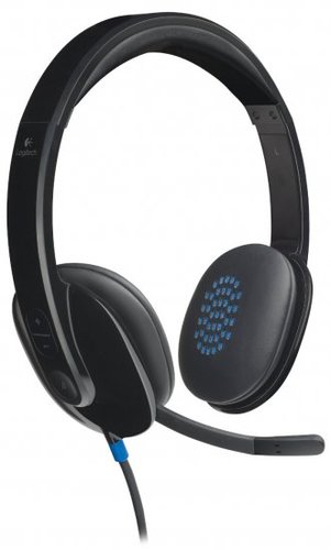 אוזניות עם מיקרופון Logitech H540 Stereo Headset USB