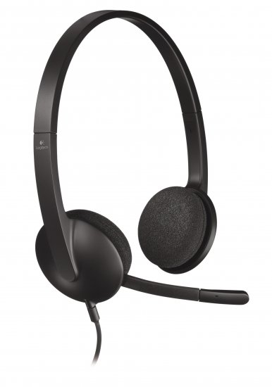 אוזניות עם מיקרופון Logitech H340 USB Headset