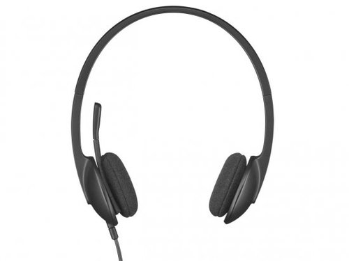 אוזניות עם מיקרופון Logitech H340 USB Headset
