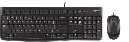 סט מקלדת ועכבר חוטיים Logitech Desktop Set MK120
