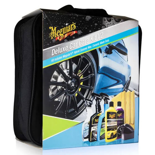  קיט טיפוח הרכב 9 מוצרים בתיק | Meguiar's Deluxe Car Care Kit V2