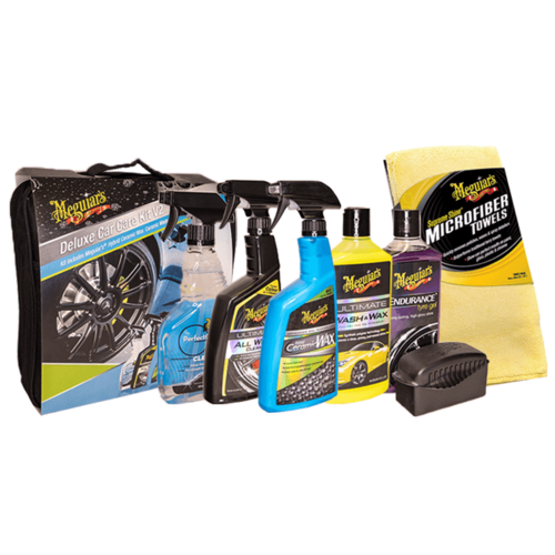  קיט טיפוח הרכב 9 מוצרים בתיק | Meguiar's Deluxe Car Care Kit V2