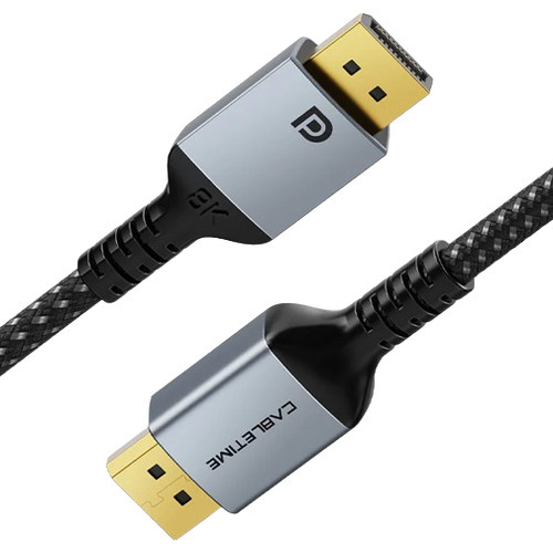 CableTime DisplayPort To DisplayPort 8K60Hz 2M כבל