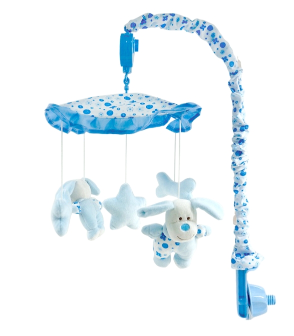 מובייל מוזיקלי טוויגי תכלת – Twigy Soft Touch Mobile