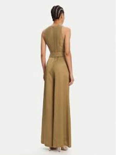 Long satin envers jumpsuit