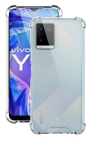 כיסוי שקוף עבור Miracase Vivo Y21/Y33
