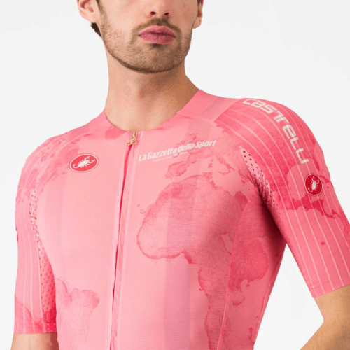 חולצת רכיבה Castelli Giro 108 עם רוכסן מוזהב