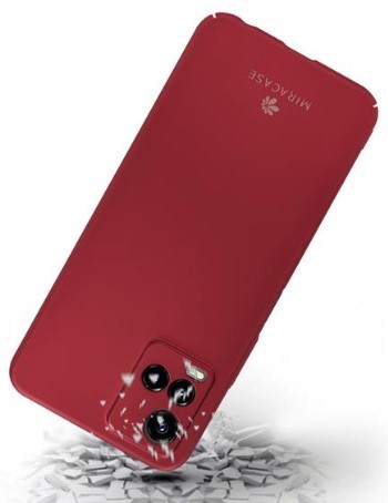 כיסוי פלסטיק אדום עבור Miracase Vivo Y21/Y33