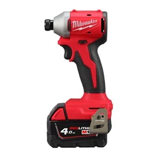 סט מברגת אימפקט נטענת 1/4″ קומפקטית + זוג סוללות 4A + מטען 4933492840 M18BLIDRC 402C Brushless 18V