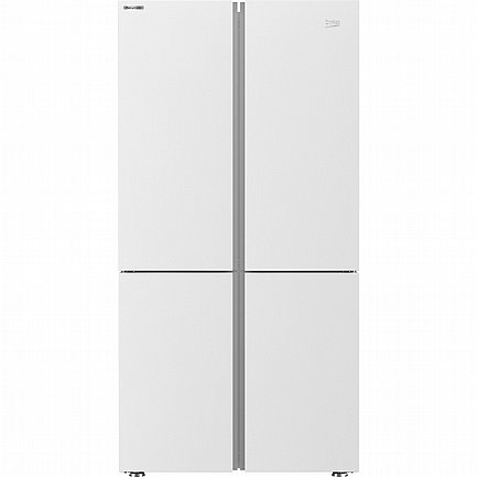 מקרר 4 דלתות 572 ליטר Beko בקו דגם GN1406222GW זכוכית לבנה |יבואן הרשמי 