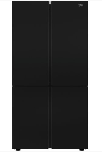 מקרר 4 דלתות 572 ליטר Beko בקו דגם GN1406222GB זכוכית שחורה |יבואן הרשמי