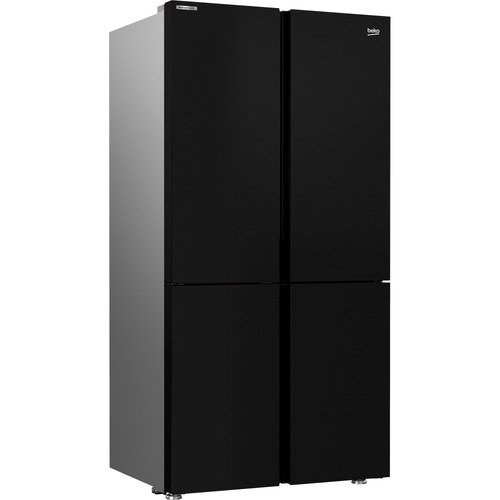 מקרר 4 דלתות 572 ליטר Beko בקו דגם GN1406222GB זכוכית שחורה |יבואן הרשמי