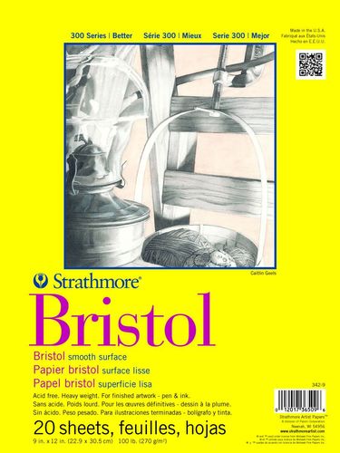 בלוק Bristol בריסטול חלק 22.9X30.5 ס
