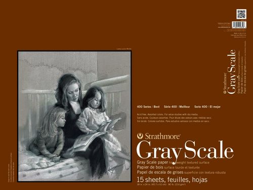 בלוק נייר Gray Scale סקלת אפורים Strathmore