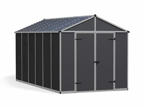 מחסן גינה Rubicon 2.40x4.50 אפור כהה-הובלה חינם 707388