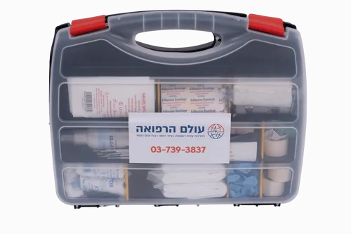 מזוודת עזרה ראשונה בסיסית לעסק