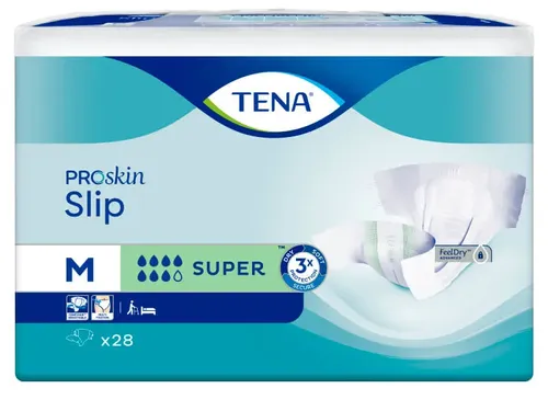 חיתולי Slip Super Proskin מידה M – מבית חברת Tena