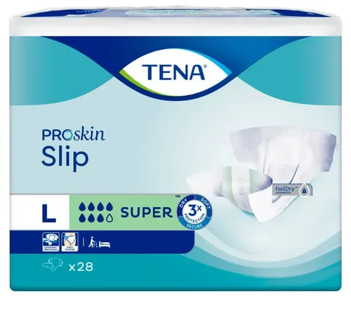 חיתולי Slip Super Proskin מידה L – מבית חברת Tena
