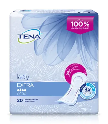 תחבושות ספיגה Lady Extra מבית חברת Tena