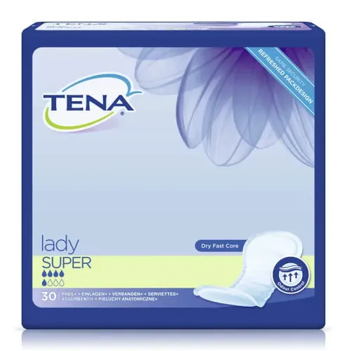 תחבושות ספיגה Lady Super מבית חברת Tena