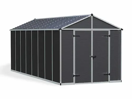 מחסן גינה Rubicon 2.40x6.00 אפור כהה-הובלה חינם 707390 