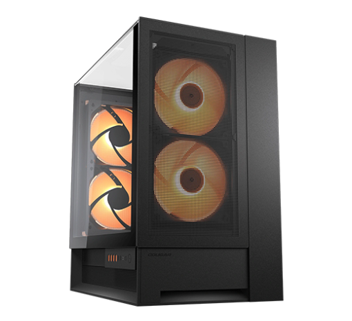 מארז חלון צד COUGAR OMNYX ARGB ATX (4*160mm ARGB FAN) Mid Tower Black 