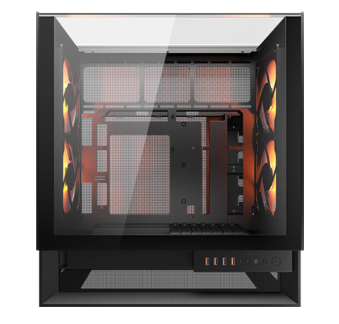 מארז גיימינג COUGAR OMNYX ATX עם 4 מאווררי 160mm ותאורת ARGB