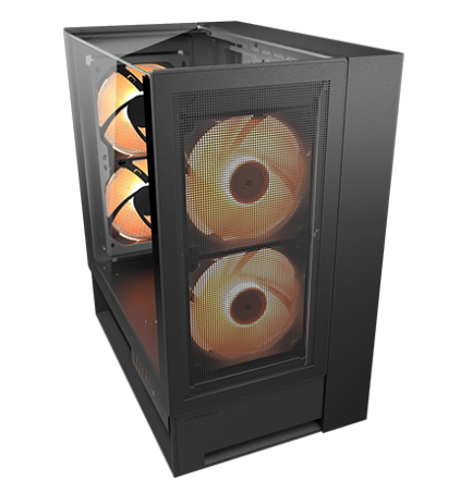 מארז ATX COUGAR OMNYX עם חלון צד ותאורת ARGB מרשימה