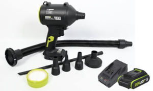מפוח מיני עוצמתי 20V כולל סוללה 2.0AH ומטען WU093.9 מבית WORX