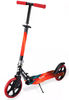 קורקינט BIG WHEEL עד 100 ק"ג, מתקפל, רגלית וגלגלי 200 מ”מ - אדום