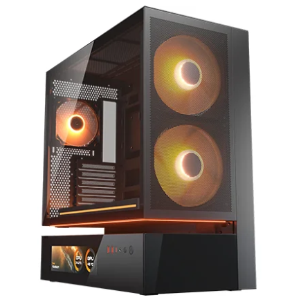 מארז קומפקטי Mid Tower מבית COUGAR עם ניהול כבלים קל ועיצוב מודרני.