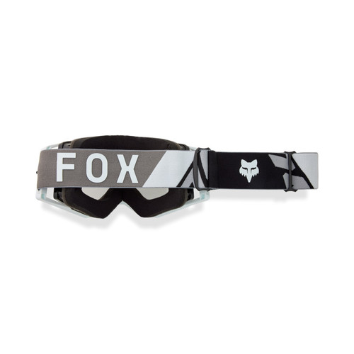 משקפי אבק פוקס שחור / לבן / אפור - FOX AIRSPACE TINE GOGGLE 