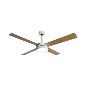 מאוורר חכם לבן/עץ PORTO 52 SMART Nisko 
