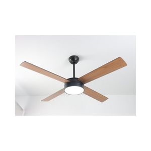 מאוורר חכם שחור/עץ PORTO 52 SMART Nisko 
