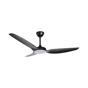 מאוורר תקרה מוגן מים שחור עם תאורת לד HAVANA 60'' IP66 SMART Nisko 
