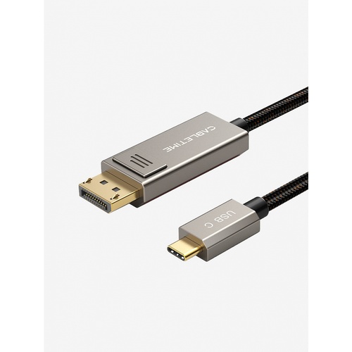 כבל CABLETIME USB-C ל-DisplayPort – רזולוציה 8K@60Hz
