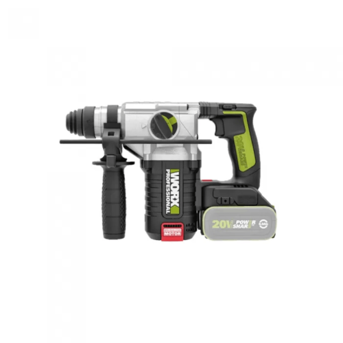 סט כלי עבודה WORX 20V – אימפקט WU291.9 + מקדחה WE213.9 + פטישון WU388 + משחזת WU812.9 + שתי סוללות 4Ah + מטען + 3 ארגזי כלים TACTIX