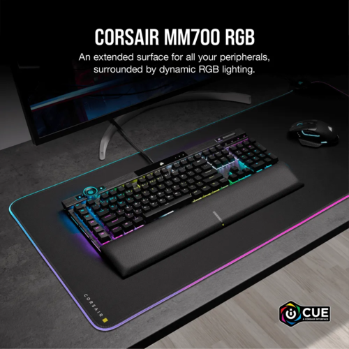 משטח מואר לעכבר-CORSAIR MM700 RGB Extended