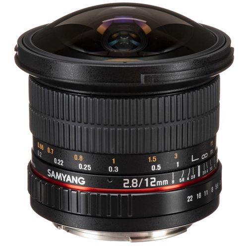 עדשה Samyang 12mm f/2.8 ED AS NCS Fisheye Canon EF