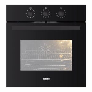 תנור בנוי שחור מכני דגם MAS-60BI-BLK של MASIMO