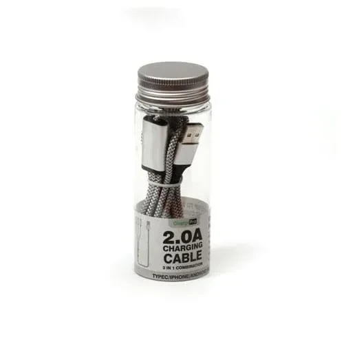כבל נתונים וטעינה משולב עם חיבור NY-4665 USB