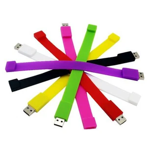 זיכרון נייד 32G משולב צמיד סיליקון צבעוני