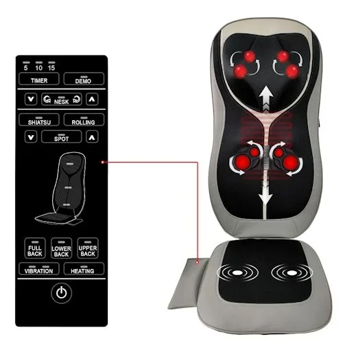 מושב עיסוי שיאצו גב וצוואר MEDICS CARE מדיקס קר דגם MC-2305