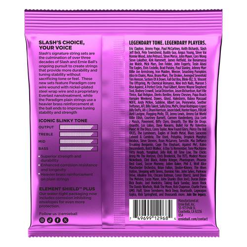 סט מיתרים לגיטרה חשמלית Ernie Ball 2200 Slash Signature Strings 11-48