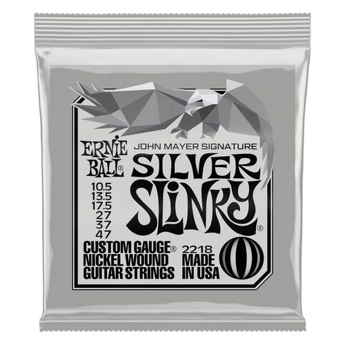 סט מיתרים לגיטרה חשמלית Ernie Ball 2218 John Mayer Silver Slinky Nickel